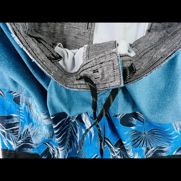 O’NEILL MENS SZ 36 HYBRID PALM LEAF PRINT SURFING/SWIMMING BOARD SHORTS - Picture 6 of 11